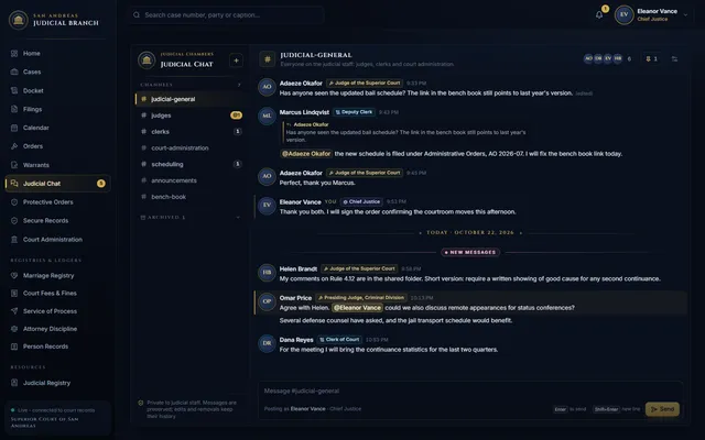 Judicial Chat