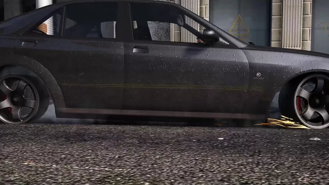 Only the tyres that cross it blow out