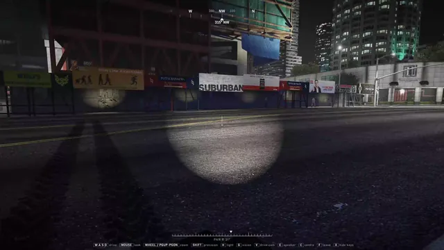 The robot camera with its live SWAT HUD