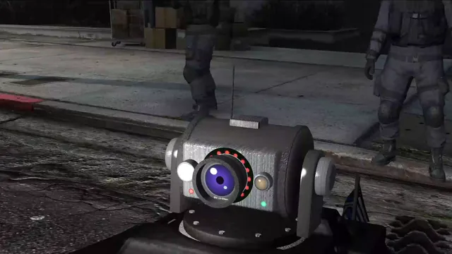 Pan-tilt camera head with zoom lens, spotlight and IR ring